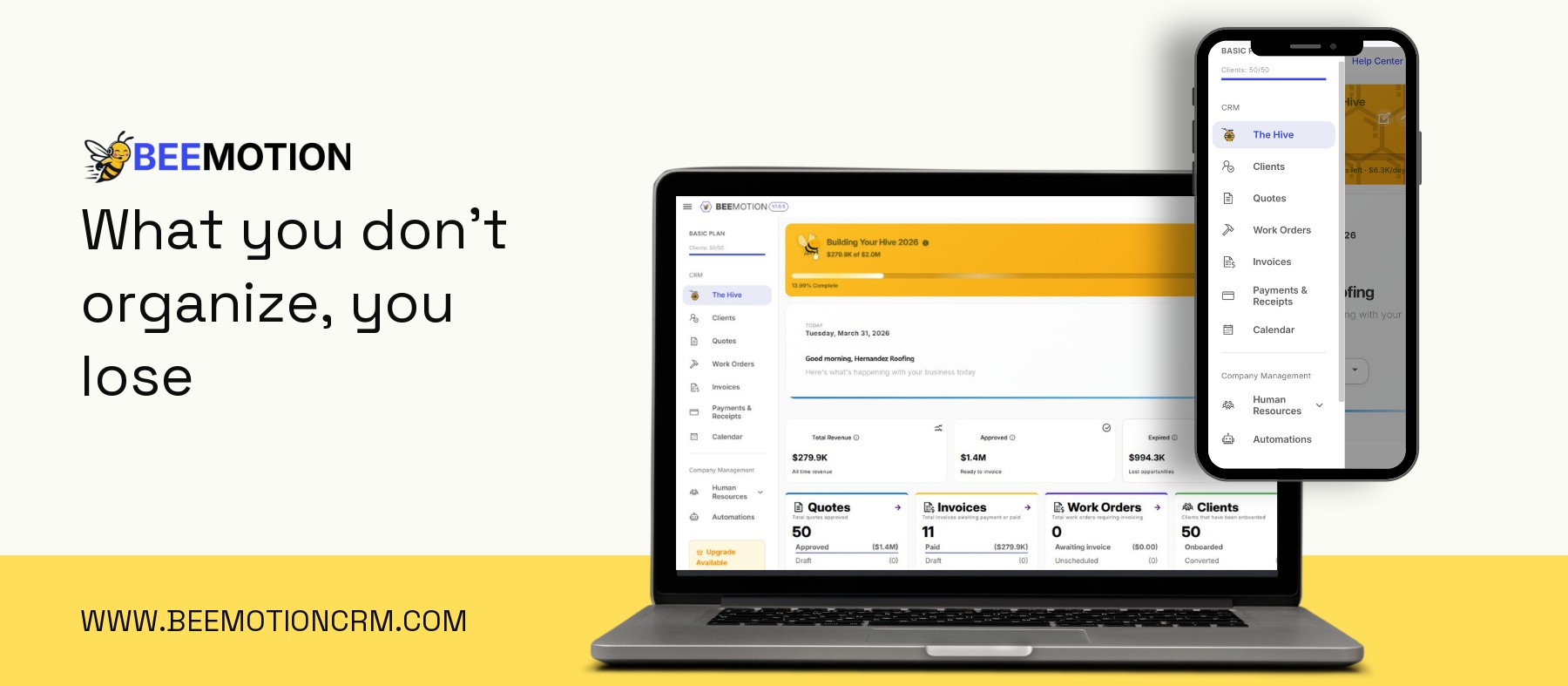 BeeMotion CRM in action